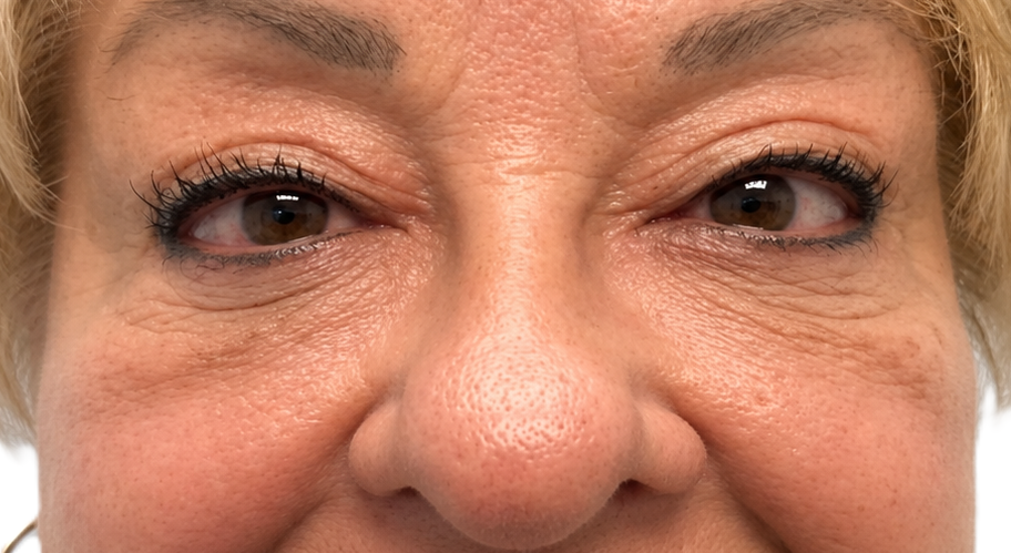 After Lower Blepharoplasty