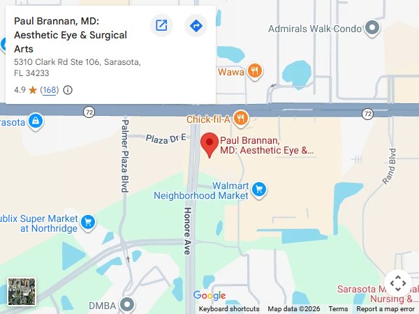 Get Directions to Aesthetic Eye & Surgical Arts in Sarasota, FL Get Directions to Aesthetic Eye & Surgical Arts in Sarasota, FL
